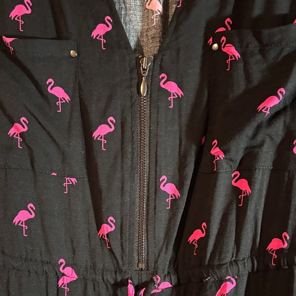 Torrid Pink Flamingo Dress size 1 - Picture 5 of 5